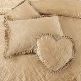 Elixir 5 Pcs Velvet Bedding Set Golden